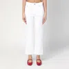 Department Five White Clar Bootcut Jeans In White