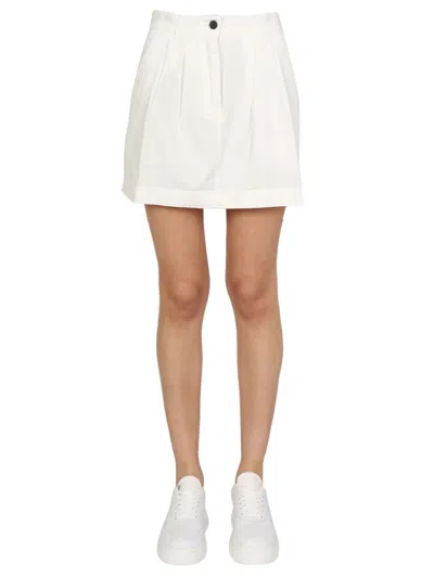 DEPARTMENT FIVE WOMEN WHITE SOLID MINI SKIRT, 29 LUXURY SKIRTS FOR WOMEN DARVEYS