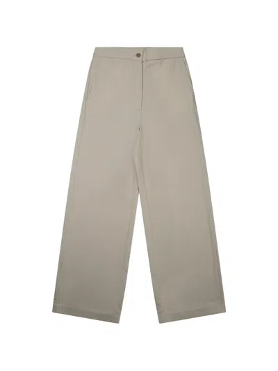 Department Five Department 5 High Waist Palazzo Trousers In Gray