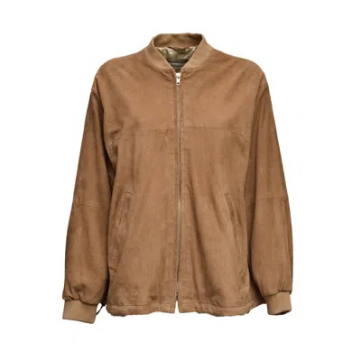 Department Five Women's Bomber Machine Over Jacket - Oversized Fit In Gray