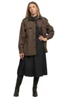 Department Five Women's Shirt Jacket  Over In Brown