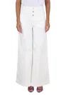 Department Five Department 5 Yoko Extraflare Pants In White