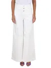 Department Five Department 5 Yoko Extraflare Pants In White