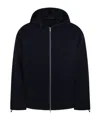 Department Five Zip-up Drawstring Hoodie In Black