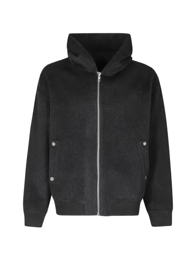 Department Five Zip-up Hooded Jacket In Gray