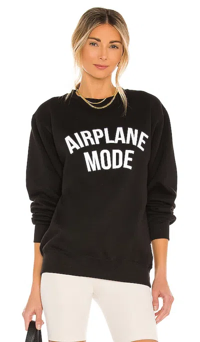 Departure Airplane Mode Sweatshirt In Black