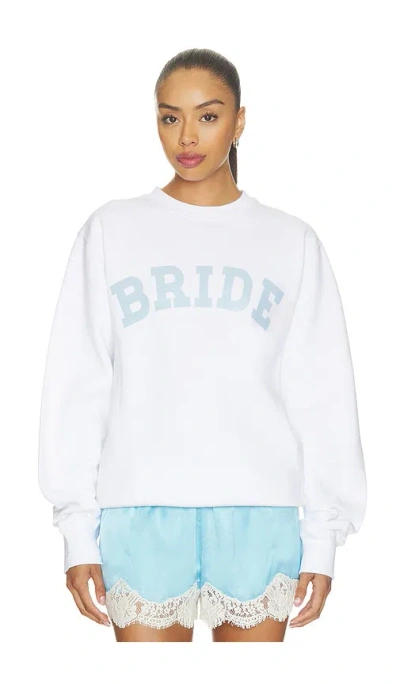 Departure Bride Sweatshirt In White