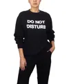 Departure Do Not Disturb Sweatshirt In Black