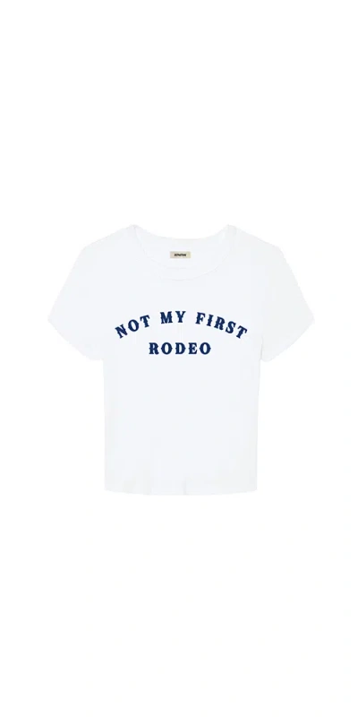 DEPARTURE NOT MY FIRST RODEO BABY TEE