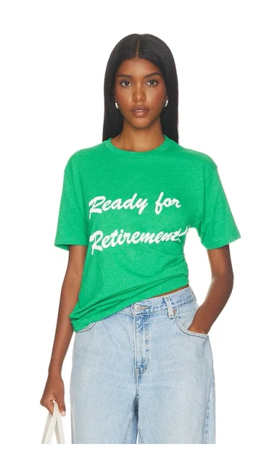 Departure Ready For Retirement! Tee In Green