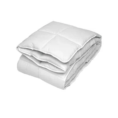 Depera Home All Season Silicon Fiber Down Alternative Comforter In White
