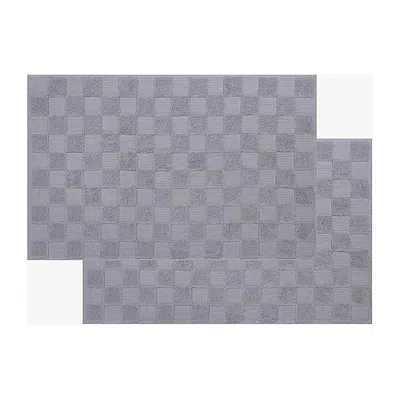 Depera Home Bath Mat In Silver