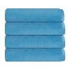 Depera Home Bath Towels Set 4-pc. Quick Dry Bath Towel Set In Blue