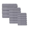 Depera Home Bath Towels Set Quick Dry Bath Towel Set In Silver