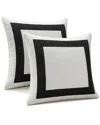 Depera Home Brooks Brothers Tuxedo Decorative Pillow In White