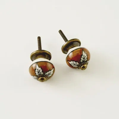 Depera Home Dae Ceramic Cabinet Knobs (set Of 2) In Multi