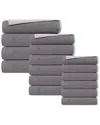 Depera Home Double Face Set Of 16 Turkish Towels In White