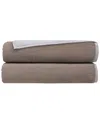 Depera Home Double Face Set Of 2 Turkish Bath Towels In White