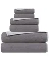 Depera Home Double Face Set Of 6 Turkish Towels In White