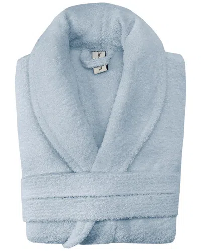 Depera Home Enchante Home Shawl Collar Bathrobe In Blue