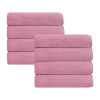 Depera Home Puresoft Set Of 8 Turkish Hand Towels In Pink