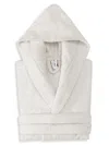Depera Home Hooded Turkish Cotton Bathrobe In Cream