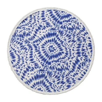 Depera Home Indigo Quick Dry Beach Towel In Blue