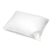 Depera Home Luxury Goose Feather Support Pillow In White