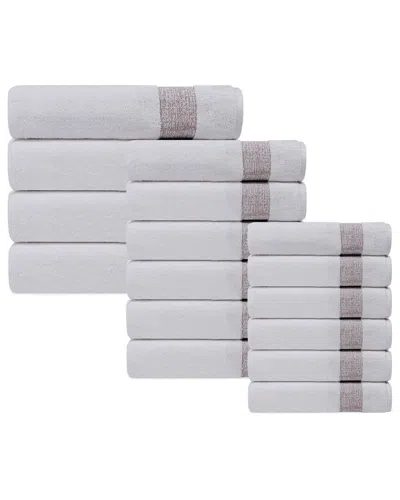 DEPERA HOME DEPERA HOME PERA SET OF 16 TURKISH TOWELS