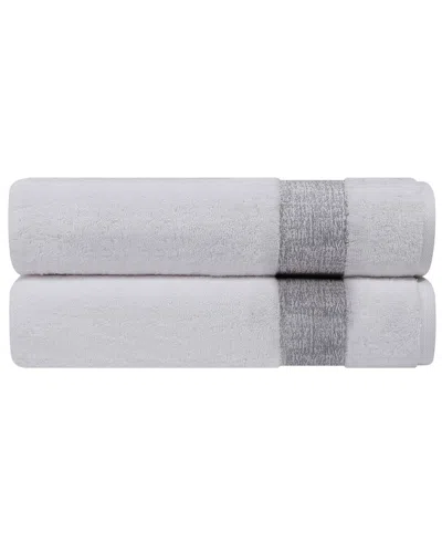 DEPERA HOME DEPERA HOME PERA SET OF 2 TURKISH BATH SHEETS