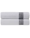 Depera Home Pera Set Of 2 Turkish Bath Towels In Grey