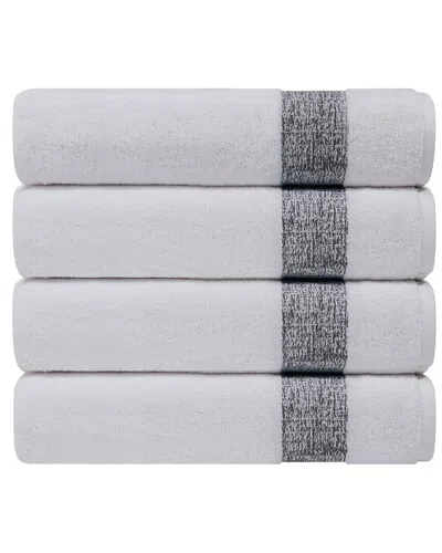 DEPERA HOME DEPERA HOME PERA SET OF 4 TURKISH BATH TOWELS