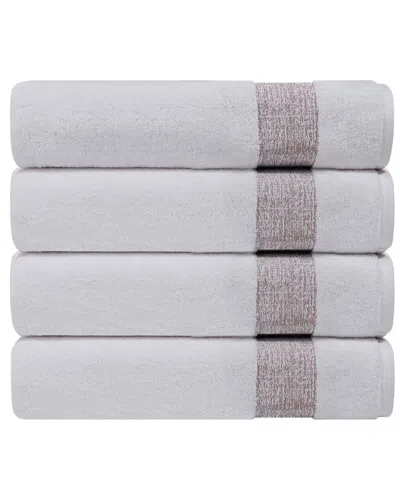 DEPERA HOME DEPERA HOME PERA SET OF 4 TURKISH HAND TOWELS
