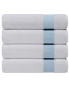 Depera Home Pera Set Of 4 Turkish Hand Towels In Blue