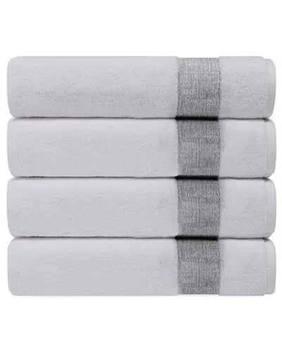 DEPERA HOME DEPERA HOME PERA SET OF 4 TURKISH HAND TOWELS