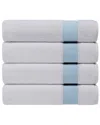 Depera Home Pera Set Of 4 Turkish Wash Towels In Blue