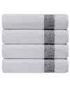 Depera Home Pera Set Of 4 Turkish Wash Towels In Grey
