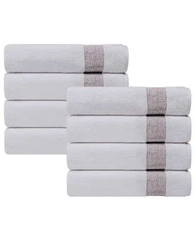 Depera Home Pera Set Of 8 Turkish Wash Towels In Beige