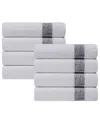 Depera Home Pera Set Of 8 Turkish Wash Towels In Grey