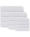 Depera Home Puresoft 12pc Turkish Towels Set In White
