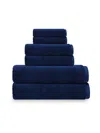 Depera Home Puresoft Set Of 6 Turkish Towels In Blue
