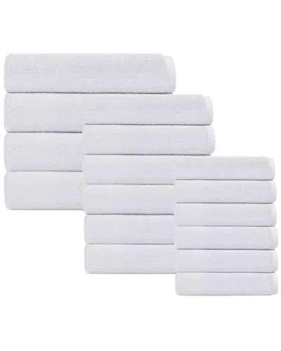 Depera Home Puresoft Set Of 16 Turkish Towels In White