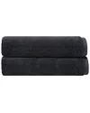 Depera Home Puresoft Set Of 2 Turkish Bath Towels In Grey