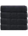 Depera Home Puresoft Set Of 4 Turkish Bath Towel In Grey