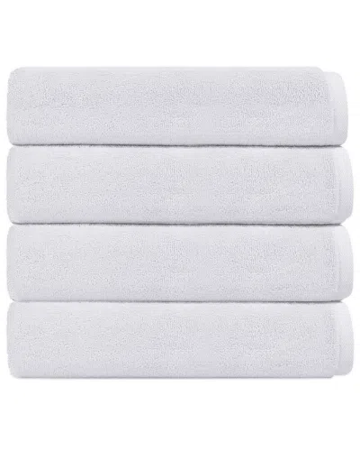 Depera Home Puresoft Set Of 4 Turkish Hand Towels In White