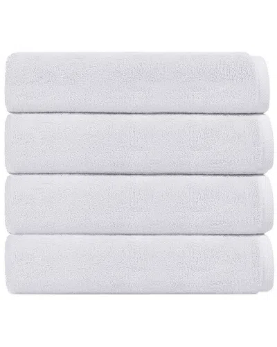 Depera Home Puresoft Set Of 4 Turkish Wash Towels In White