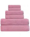 Depera Home Puresoft Set Of 6 Turkish Towels In Pink
