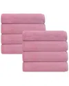 Depera Home Puresoft Set Of 8 Turkish Wash Towels In Pink
