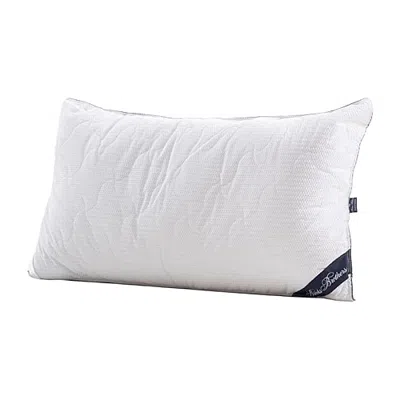 Depera Home Turkish Cotton Medium Density Bed Pillow In White
