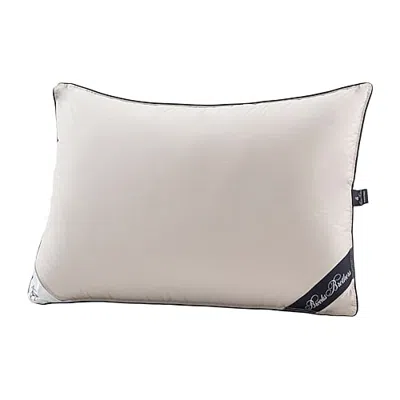 Depera Home Turkish Cotton Medium Density Bed Pillow In White